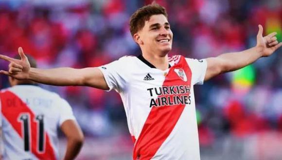 Julián Álvarez terminará su contrato con River Plate en diciembre de 2022. (Foto: Getty)