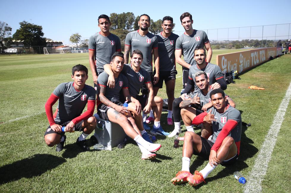 A un día del duelo con Colombia: entrenamiento de Perú en CT de Atlético Brasiliense (Foto: Selección Peruana)