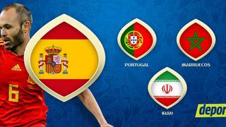 España: fixture, horarios y canales de los partidos de 'La roja' en el Grupo B de Rusia 2018