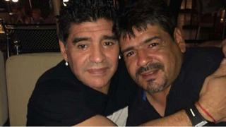 Un gran dolor a distancia: Hugo Maradona recordó a su hermano desde Italia 