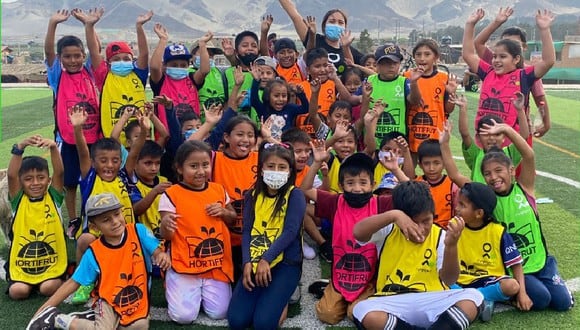 La ONG compartió grandes momentos en abril pasado con los niños de Valle de Dios, en el distritio de Chao (Virú, La Libertad).
