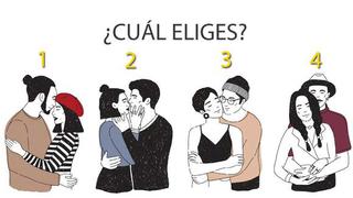 La forma cómo abrazas a tu pareja mostrará qué es lo más importante en tu vida en este test viral