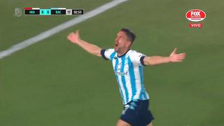 Zurdazo y a cobrar: Gabriel Hauche anotó el 1-0 de Racing vs. Independiente [VIDEO]