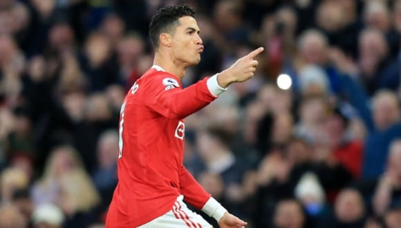 Cristiano Ronaldo marcó tres goles en la victoria del Manchester United vs. Tottenham por la jornada 29 de la Premier League. (Foto: Getty Images)