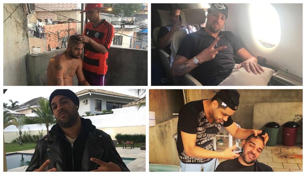 Adriano: la vida del ex-crack brasileño entre los lujos y las favelas. (Instagram)