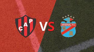 Termina el primer tiempo con una victoria para Arsenal vs Patronato por 1-0