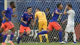 Colombia sorprende a Argentina con un triunfazo 2-0 con goles de Martínez y Zapata en la Copa América 2019