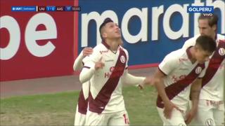 ¡Derechazo de fuera del área! Gerson Barreto colocó el 1-0 en el Universitario vs. Alianza Atlético [VIDEO]