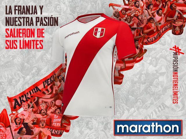 Así luce la camiseta de la Selección Peruana