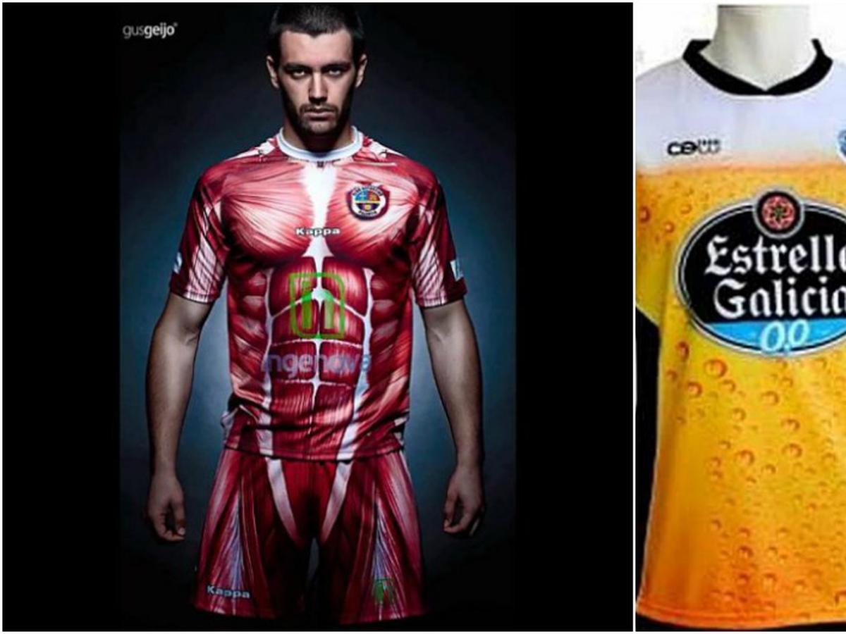cráter Orden alfabetico Mancha Mira las camisetas más raras de la historia del fútbol |  FUTBOL-INTERNACIONAL | DEPOR