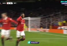 Rápido y furioso: Marcus Rashford marcó golazo para el 1-0 del United vs. Betis [VIDEO]