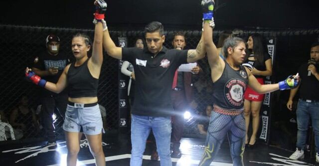 300 Sparta: Alejandra Perez y Mavet Torres empataron por decisión mayoritaria. (Foto: 300 Sparta)