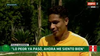 Guerrero se motiva con el Mundial: “Lo peor ya pasó, ahora me siento bien” [VIDEO]