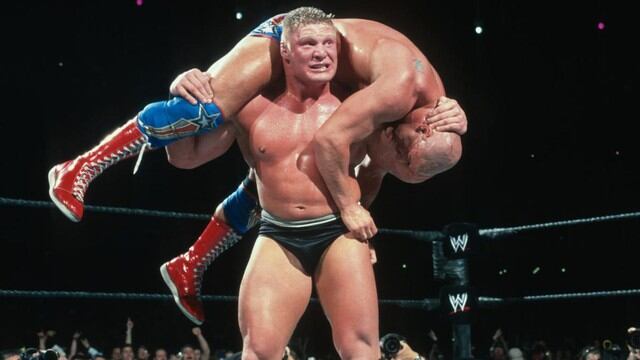 Brock Lesnar luchó por primera vez en Wrestlemania 19. (Foto: WWE)