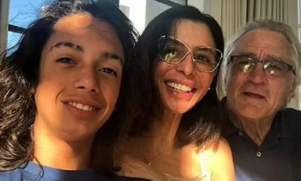 Robert de Niro junto a su hija Drena y su nieto Leandro (Foto: Drena De Niro / Instagram)