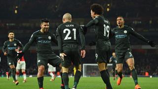 Arsenal cayó goleado 3-0 ante Manchester City en Emirates Stadium por la Premier League