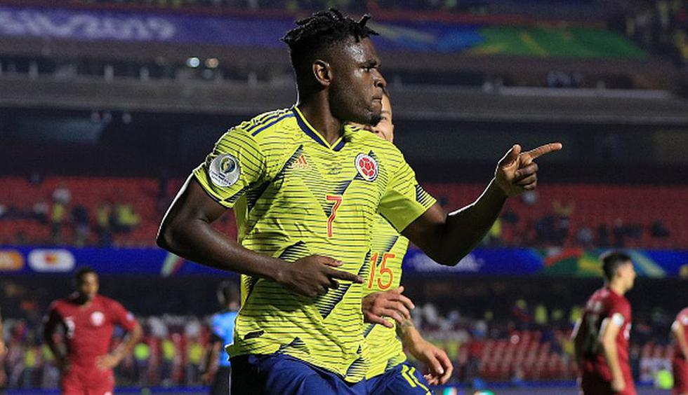 Colombia sufrió para vencer 1-0 a Qatar por el Grupo B de la Copa América 2019 (Getty)