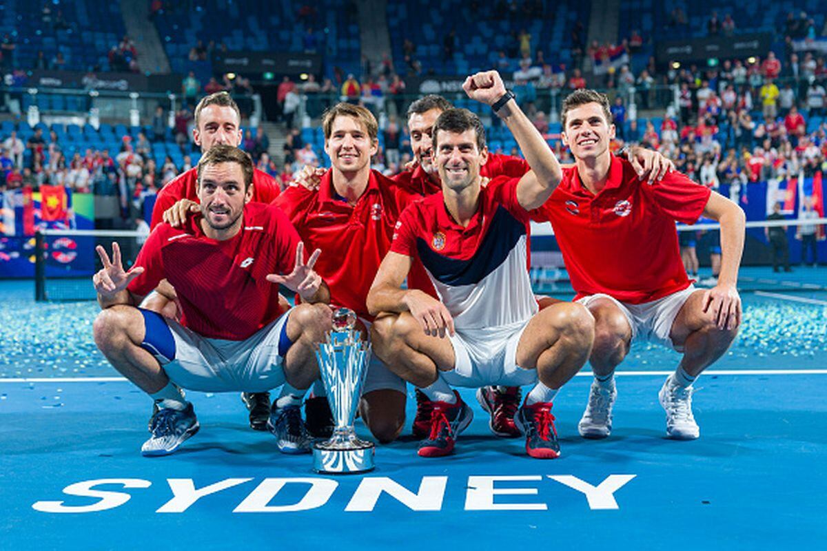 Los serbios ganaron la primera edición de la ATP Cup, celebrada en Australia. (Foto: Getty Images)