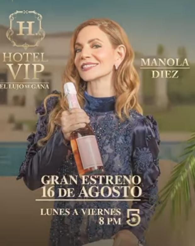 Hotel VIP quién es Manola Diez, la actriz del nuevo reality de