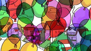 Prueba no marearte, crack: encuentra el corazón oculto entre los globos de colores cuanto antes [FOTO]