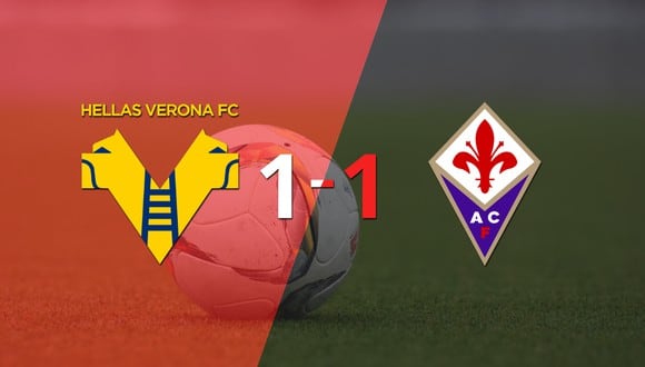 Reparto de puntos en el empate a uno entre Hellas Verona y Fiorentina
