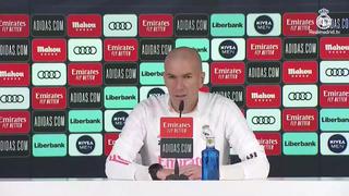 Zidane: “Tengo contrato hasta 2022. Tengo la suerte de estar en el mejor club del mundo”