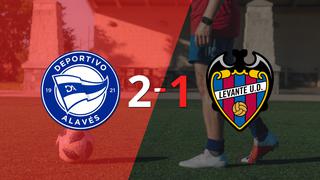 Con dos goles al hilo Alavés gana a Levante