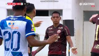 ¡Insólita expulsión en la ‘U’! Roja a Nelson Cabanillas por gesto ante el árbitro