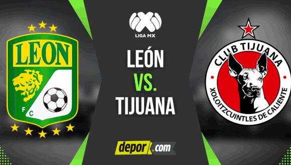 León vs. Tijuana se miden en la fecha 17 de la Liga MX Apertura 2022. (Diseño: Depor)