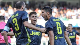 Cristiano debutó oficialmente en el Calcio: Juventus le ganó 3-2 al Chievo Verona por fecha 1 de la Serie A