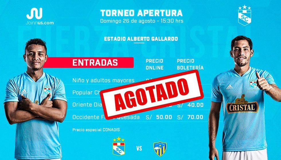 Sporting Cristal: se agotaron entradas para el partido ante Sport Huancayo
