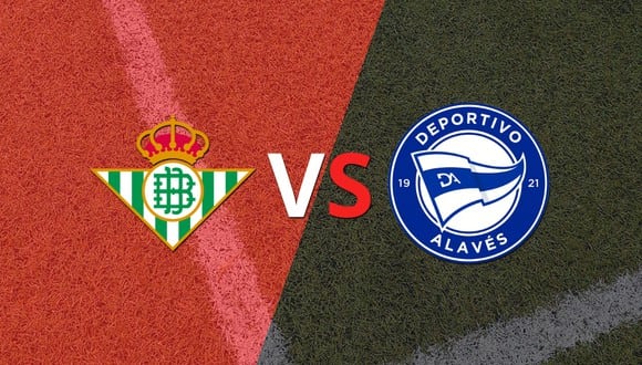 Termina el primer tiempo con una victoria para Betis vs Alavés por 3-0