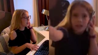 El video viral de una niña y su hilarante imitación de su madre en pleno teletrabajo