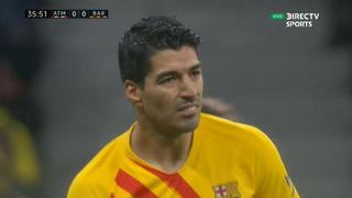 ¡Casi ‘Luchito’! El remate de Luis Suárez que pasó cerca en Barcelona vs. Atlético de Madrid [VIDEO]