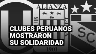 Clubes peruanos mostraron su solidaridad tras fallecidos en las protestas contra Manuel Merino
