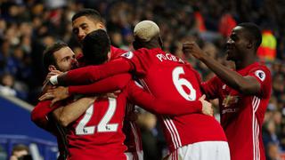 Celebra Mourinho: Manchester United goleó 3-0 a Leicester City por la Premier League