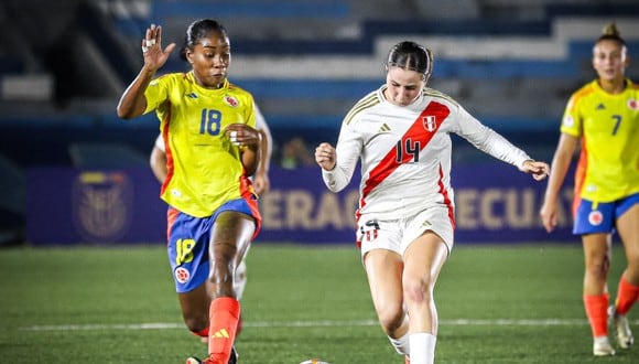 Perú cayó 1-0 ante Colombia, por el hexagonal final del Sudamericano Femenino Sub-20. (Foto: FPF)