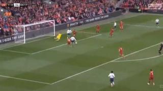 ¡Apagó Anfield! Lucas anota el empate ante Liverpool tras un gran pase de Eriksen [VIDEO]
