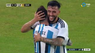 ¡Hat-trick de la ‘Pulga’! Goles de Messi y Fernández para el 5-0 de Argentina vs. Curazao [VIDEO]