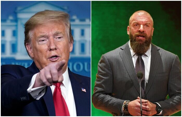 Triple H recibió los saludos de Donald Trump por sus 25 años en WWE. (Getty Images)