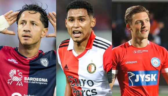 Así les fue a los jugadores peruanos durante la temporada 2022-2023 en Europa. (Fotos Agencias)
