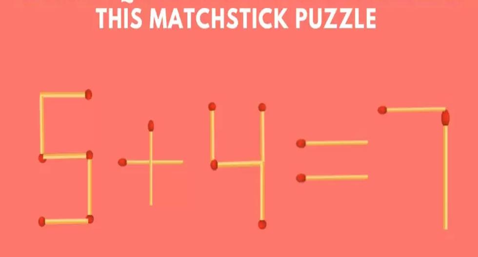 Move one matchstick and correct the equation for this viral challenge |  Mexico