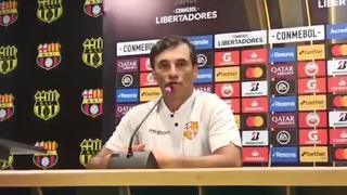 Sporting Cristal le preocupa: “Espero un rival con triangulación y buenos movimientos”, dijo DT de Barcelona [VIDEO]