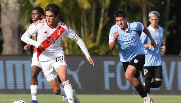 Perú vs. Uruguay en partido por Preolímpico Sub-23. (Foto: EFE)
