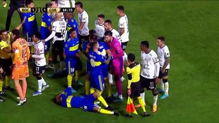 Con dos expulsados: la pelea en el Boca vs. Corinthians con jugadores y técnicos [VIDEO]