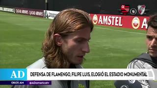 Copa Libertadores 2019: Filipe Luis elogia al estadio Monumental
