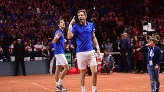 ¡Siguen con vida! Francia venció a Croacia en dobles en el tercer juego de la final de la Copa Davis 2018