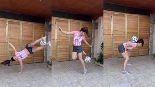 Cata Vega, la freestyler chilena que tomó TikTok por asalto con su dominio del balón