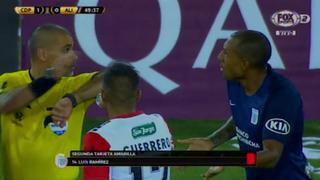 ¿Fue para expulsión? La polémica roja a Luis Ramírez en el partido de Copa Libertadores [VIDEO]