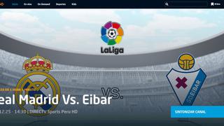 Transmite DirecTV, Real Madrid vs. Eibar EN VIVO EN DIRECTO TV ONLINE por LaLiga Santander 2020